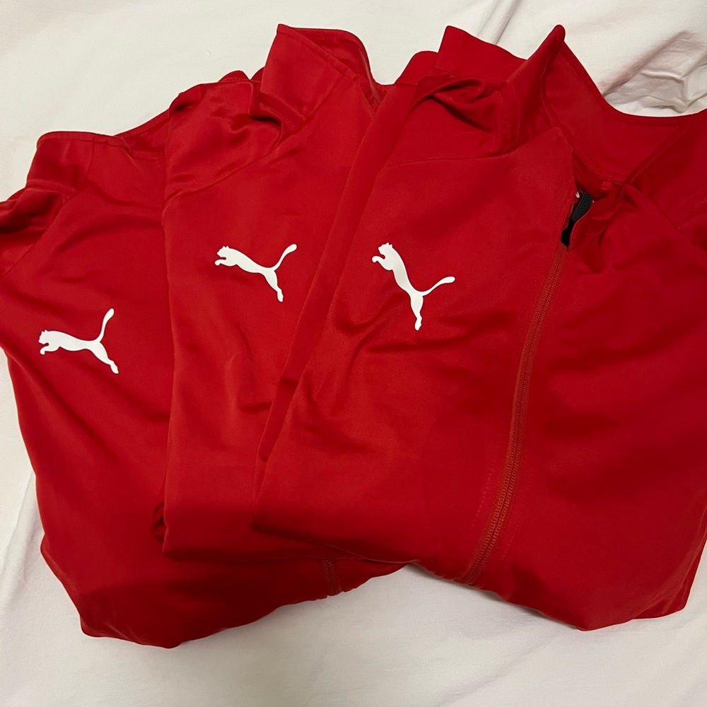 Puma red Drycell zip up - Three sizes